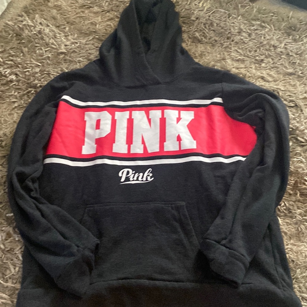 Pink hoodie size large
